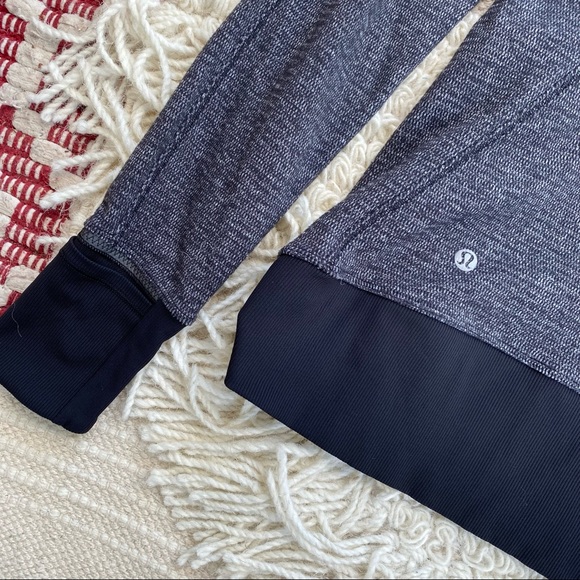 LULULEMON mini check black Runderful half zip pullover 10 - Picture 10 of 12